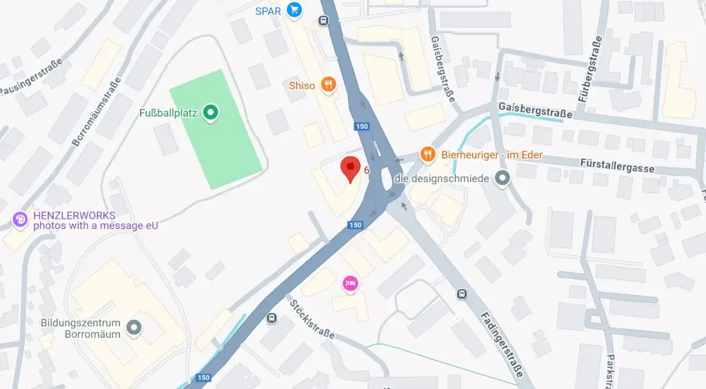 Praxis auf google maps
